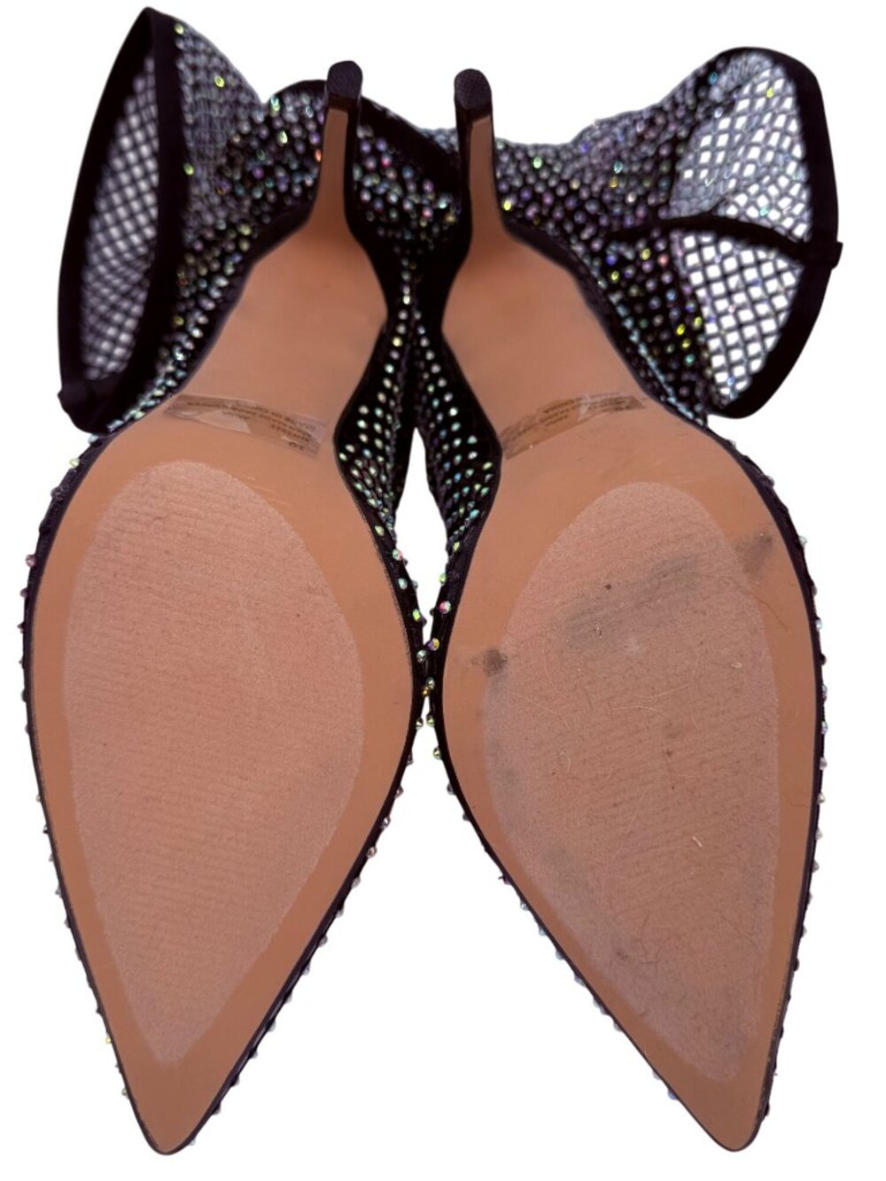 NIB Rhinestone Over-The-Knee Stretch Pointed Toe Stiletto Heels | Baddie Showgir - Picture 5 of 16